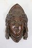 European Style, Carved Wooden Face