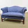 Chippendale-style Mahogany Camel-back Sofa, ht. 35 1/4, wd. 58, dp. 31 1/2 in.