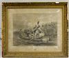 Framed G.P. Putnam Print Washington's Adieu to his Generals, ht. 29, wd. 35 1/4 in.