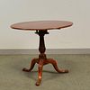 Chippendale-style Carved Mahogany Birdcage Tilt-top Tea Table, ht. 29, dia. 33 1/2 in.