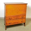 Pine Two-drawer Blanket Chest, late 18th/early 19th century, ht. 44, wd. 38, dp. 18 1/2 in.