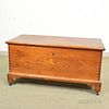 Walnut Six-board Chest, possibly Pennsylvania, 19th century, ht. 25, wd. 50, dp. 22 in.