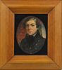 English School, 19th Century  Portrait of a Young Man. Unsigned. Oil on canvasboard, 9 x 7 in., framed. Condition: Restored a
