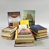 Large Group of Decorative Arts-related Reference Books, covering furniture, textiles, and ceramics.