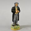 Staffordshire "Lord Dundreary" Figure, England, 19th century, ht. 8 5/8 in.