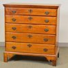 Chippendale Maple Chest of Drawers, ht. 41 1/2, wd. 42 1/2, dp. 20 1/4 in.