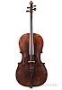 German Violoncello, Early 19th Century, unlabeled, length of back 741 mm.