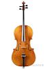 German Violoncello, labeled Wenzl Fuchs/Violinmaker in Eltersdorf/Made in Germany - Especially for/NIELSEN VIOLIN SHOP/1504 D