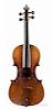 Viola, labeled Adolph Baur fecit/Stuttgart anno 1871, length of back 391 mm, with case and bow.