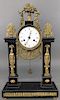 Egyptian Revival French Onyx Clock