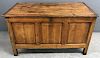 Pine Blanket Chest with Three Raised Panel Front