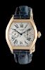 A Limited Edition 18 Karat Pink Gold Ref. 2661 'Tortue' Single Button Chronograph Wristwatch, Cartier,