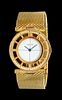 * An 18 Karat Yellow Gold 'Helm' Wristwatch, Cartier,