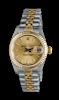 * A Stainless Steel and 18 Karat Yellow Gold Ref. 69173 Oyster Perpetual Datejust Wristwatch, Rolex, Circa 1987,