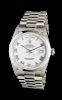 A Platinum Ref. M18206 Oyster Perpetual Day-Date Wristwatch, Rolex,