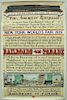 New York World's Fair 1939 lithograph poster, The American Railroad, Railroads on Parade by Masters. 27" x 41"