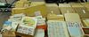 Large lot of mint sheets, plate blocks in several books and envelopes and loose stamps.