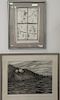 Three piece lot to include Selina Trieff (1934-2015), framed lithograph, "Almost Home", 4/125, 24 1/2" x 19 1/2"; Ella Jackso