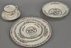 Wedgwood Kutani crane pattern porcelain dinnerware set to include 97 pieces, service for twelve.