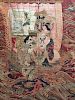 A LARGE CHINESE ANTIQUE EMBROIDERED PANEL