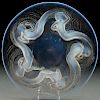RENE LALIQUE OPALESCENT “CALYPSO” GLASS CHARGER