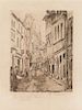 Camille Pissarro, (Danish-French, 1830-1903), Rue Damiette, a Rouen, 1884