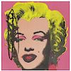 After Andy Warhol, (American, 1928-1987), Marilyn, 1981 (Castelli Graphics Invitation)