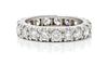 A Platinum and Diamond Eternity Band, 3.60 dwts.
