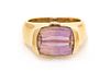 A Yellow Gold, Ametrine and Diamond Ring, 9.8 dwts.