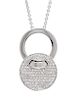 An 18 Karat White Gold and Diamond Necklace, Movado, 6.60 dwts.