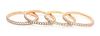 A Collection of 18 Karat Gold and Diamond Eternity Bands, Sam Lehr, 4.00 dwts.
