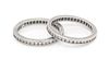 A Pair of Platinum and Diamond Eternity Bands, 3.80 dwts.