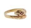 Antique 14k Gold Snake Ring