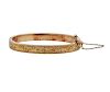 Antique 18k Gold Bangle Bracelet