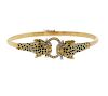 18k Gold Diamond Leopard Bracelet
