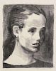 RAPHAEL SOYER (1884-1954) PENCIL SIGNED LITHOGRAPH