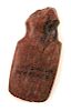 A RED FULL GROOVE AXE HEAD