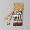 Wasco Beaded Hide Pictorial Pouch