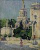 ZORACH, William. Oil on Canvas. "The Palace of the