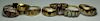 JEWELRY. Assorted Antique Gold Ring Grouping.