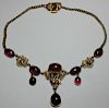 JEWELRY. Mid 19th Century Russian Gold Necklace.