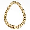 Italian 14K Gold Graduated Chain Necklace