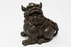 Chinese Bronze Foo Dog Incense Burner, Vintage