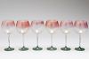 Iridescent Pink Luster Balloon Glasses, Set of 6