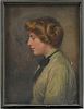 Jennie Augusta Brownscombe (American, 1850-1936)      Portrait of Ethel Whitmore Harway (1886-1973)