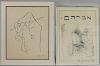 Two Framed 20th Century American Lithographs:      Ben Shahn (1898-1969), The First Word of Verse Arises