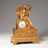 French Empire mantel clock