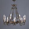 Louis Philippe gilt bronze 16-light chandelier