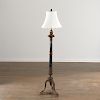 French Empire style marble and bronze floor lamp