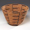 Native American woven gathering basket